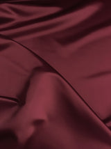Peau De Soie Dull Satin Polyester Fabric - Burgundy, 58-59" Width (1 Yard)