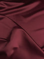 Peau De Soie Dull Satin Polyester Fabric - Burgundy, 58-59" Width (1 Yard)