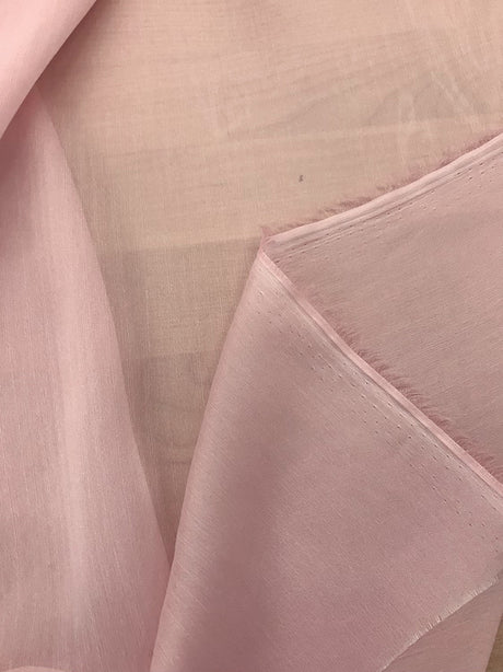 Two Tone Chiffon Polyester Fabric - Pink, 58-59" Width (1 Yard)