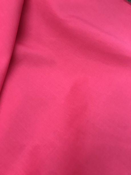 Solid Poly Cotton Fabric - Hot Pink, 58/59" Width (1 Yard)
