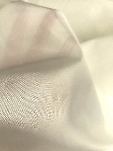 Ivory Polyester Lining Fabric - Ivory Solid, 58/59" Width (1 Yard)