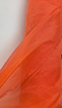 Crystal Organza Polyester Fabric - Dark Orange, 58/59" Width (1 Yard)