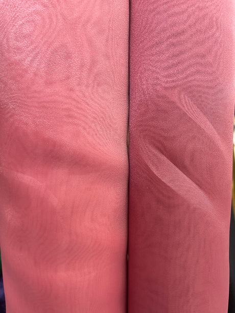 Crystal Organza Polyester Fabric - Dusty Rose, 58/59" Width (1 Yard)