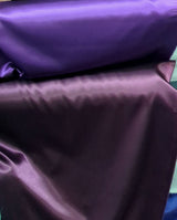 Stretch Charmeuse Polyester Spandex Fabric - Purple, Dark Plum, 58-59" Width (1 Yard)