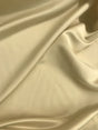 Dull Satin Peau De Soie Polyester Fabric - Light Champagne, 58/59" Width (1 Yard)