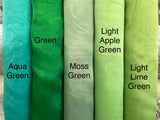 Crystal Organza Polyester Fabric - Aqua Green, 58-59" Width (1 Yard)