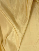 Taffeta Polyester Fabric - Light Gold Solid, 58/59" Width (1 Yard)