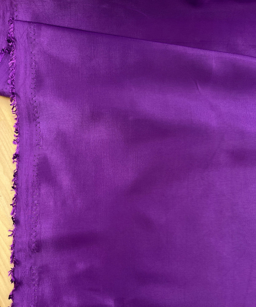 Vivid Purple Polyester Taffeta Fabric - Solid Vivid Purple, 58/59" Width (1 Yard)