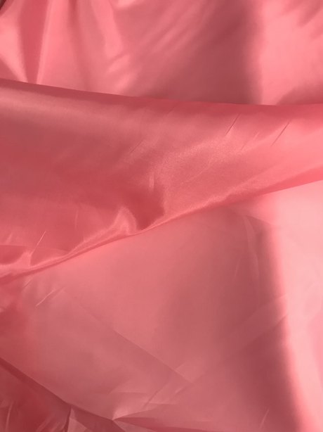 Coral Polyester Lining Fabric - Coral Solid, 58-59" Width (1 Yard)