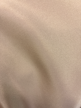 Peau De Soie Dull Satin Polyester Fabric - Latte, Matte Finish, 58/59" Width (1 Yard)