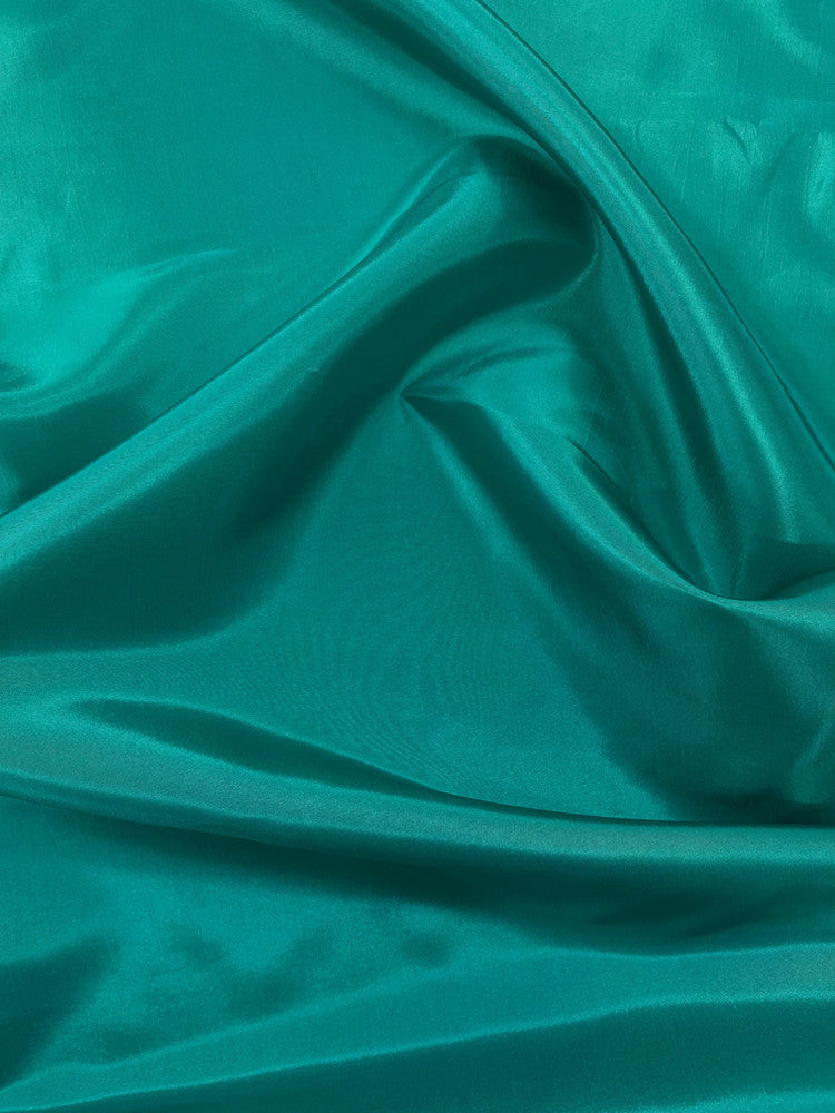 Taffeta Polyester Fabric - Aqua Green Solid, 58/59" Width (1 Yard)