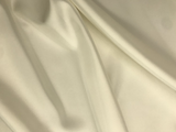 Peau De Soie Dull Satin Polyester Fabric - Light Ivory Matte Finish, 58/59" Width (1 Yard)