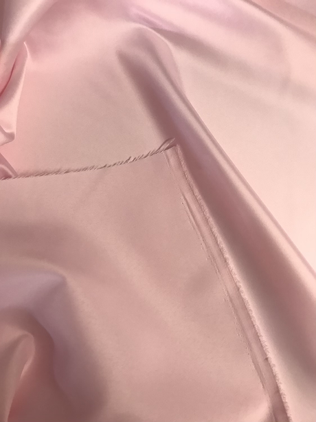 Peau De Soie Dull Satin Polyester Satin Fabric - Pink Matte, 58/59" Width (1 Yard)