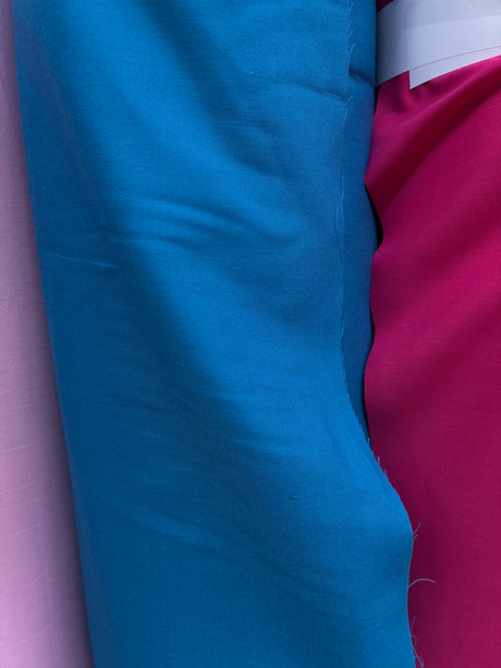 Dark Turquoise Poly Cotton Fabric - Dark Turquoise, 58/59" Width (1 Yard)