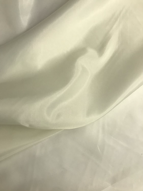 Ivory Polyester Lining Fabric - Ivory Solid, 58/59" Width (1 Yard)