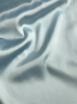 Baby Blue Charmeuse Polyester Fabric - Baby Blue, 58/59" Width (1 Yard)