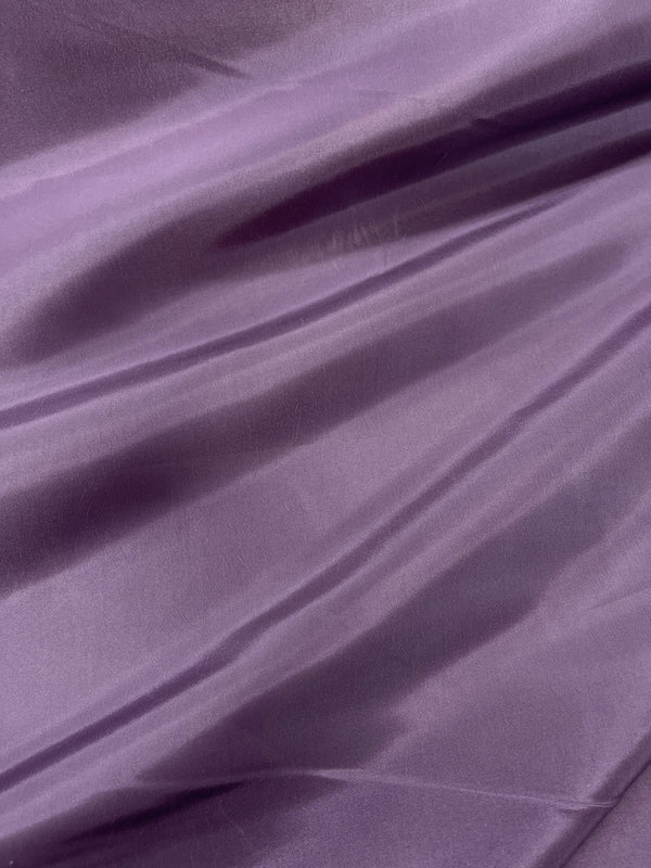 Victoria Lilac Polyester Taffeta Fabric - Victoria Lilac Solid, 58-59" Width (1 Yard)