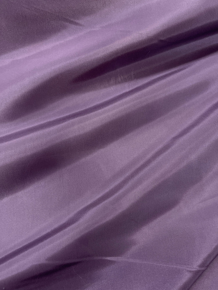 Victoria Lilac Polyester Taffeta Fabric - Victoria Lilac Solid, 58-59" Width (1 Yard)