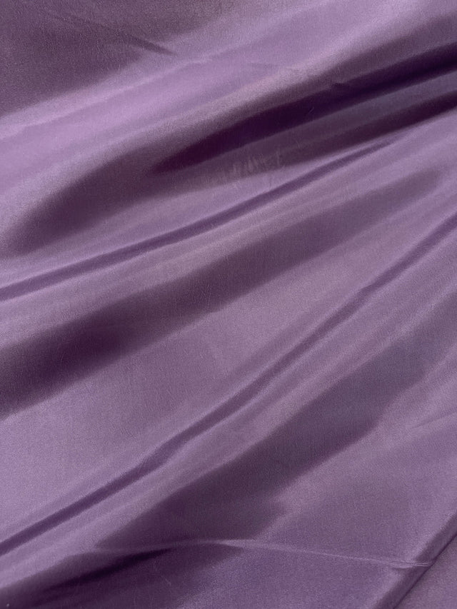 Victoria Lilac Polyester Taffeta Fabric - Victoria Lilac Solid, 58-59" Width (1 Yard)