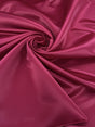 Peau De Soie Dull Satin Polyester Fabric - Cranberry, 58/59" Width (1 Yard)