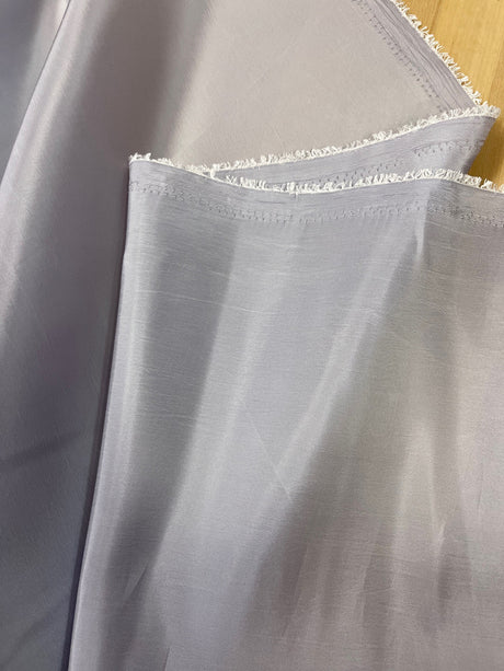 Taffeta Polyester Fabric - Silver Solid, 58/59" Width (1 Yard)