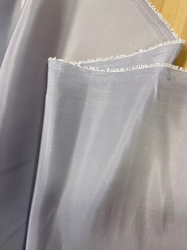 Taffeta Polyester Fabric - Silver Solid, 58/59" Width (1 Yard)