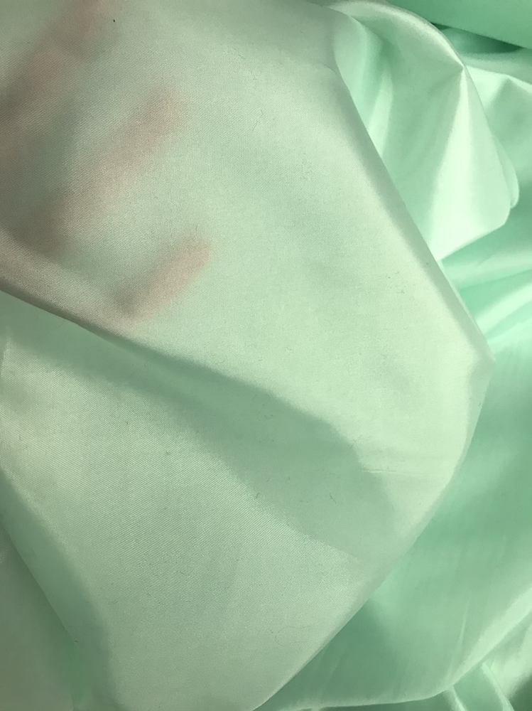 Mint Lining Polyester Fabric - Solid Mint, 58/59" Width (1 Yard)