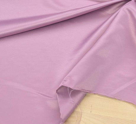 Peau De Soie Dull Satin Polyester Fabric - Light Mauve, Matte Finish, 58/59" Width (1 Yard)