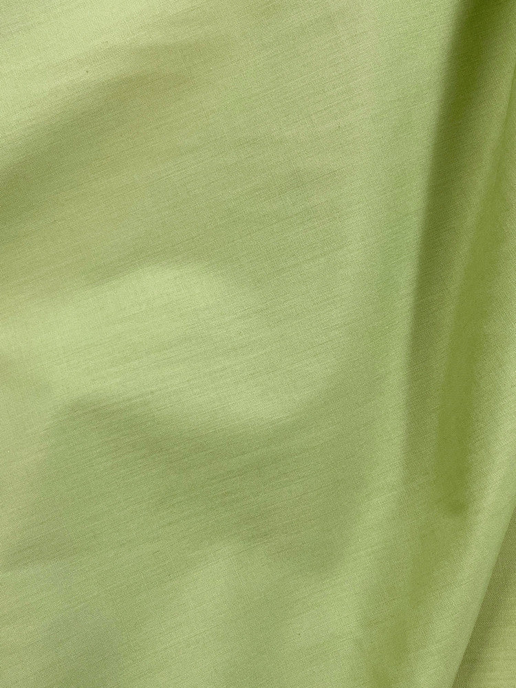 Sage Green Poly Cotton Fabric - Sage Green, 58/59" Width, Lightweight (1 Yard)