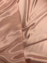 Charmeuse Polyester Fabric - Rose Pink, 58/59" Width (1 Yard)