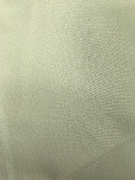 Poly Poplin Polyester Fabric - Ivory Solid, 58/59" Width (1 Yard)