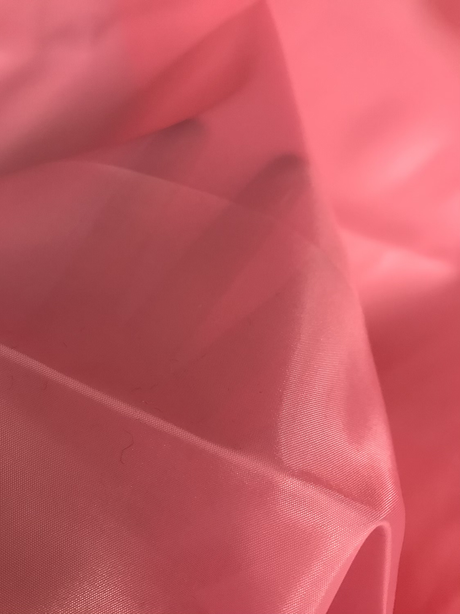 Coral Polyester Lining Fabric - Coral Solid, 58-59" Width (1 Yard)