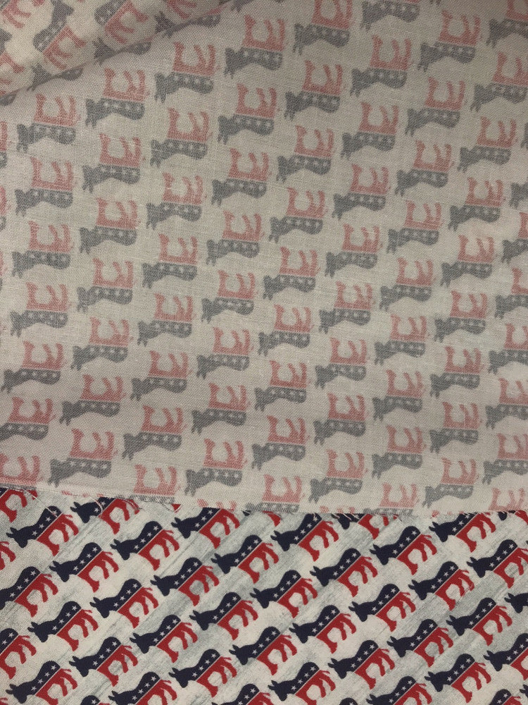 Benartex Donkeys Cotton Fabric - Light Gray Donkey Print, 44/45" Width (1 Yard)