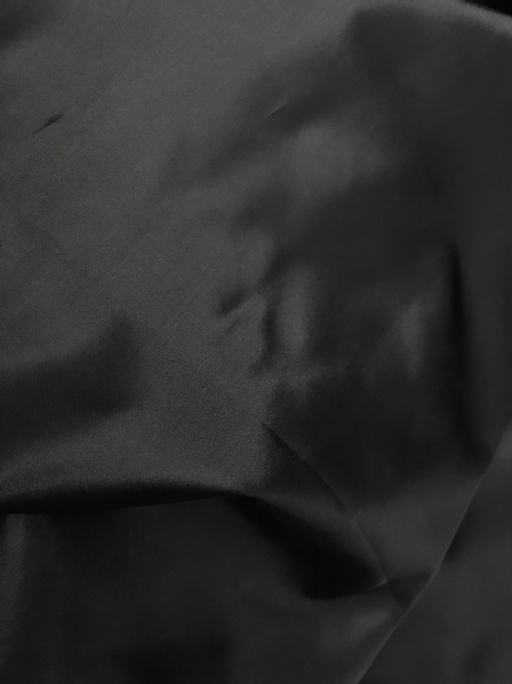 Black Polyester Lining Fabric - Solid, Lightweight, 58/59" Width (1 Yard)