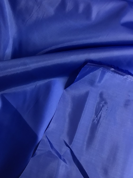 Dark Royal Blue Polyester Lining Fabric - Dark Royal Blue, 58/59" Width (1 Yard)