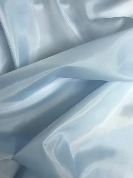 Baby Blue Polyester Lining Fabric - Baby Blue, Lightweight, 58/59" Width (1 Yard)