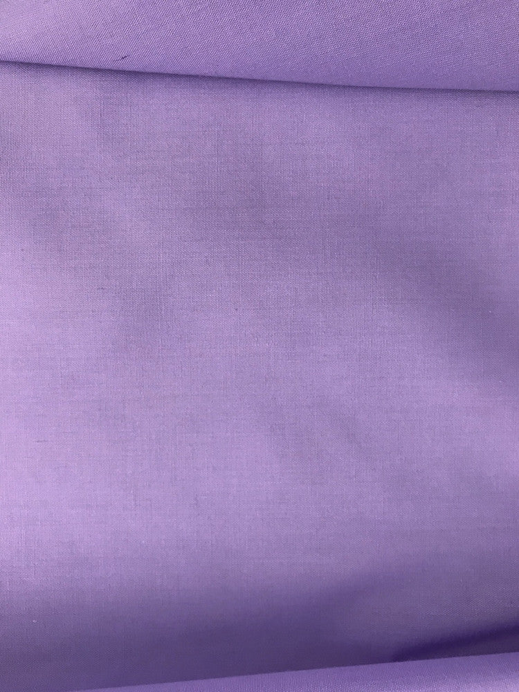 Dark Lavender Poly Cotton Fabric - Solid, 58/59" Width (1 Yard)
