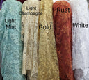 Bridal Lace With Sequins Polyester Lace Fabric - Multiple Colors, Corded Floral, Scalloped Edges, 50/51" Width (1 Yard)