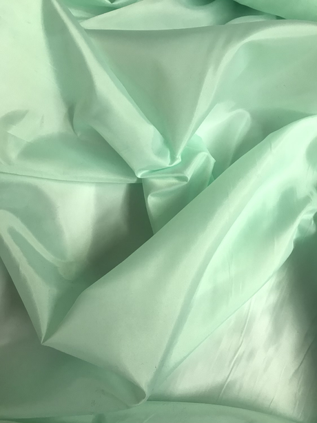 Mint Lining Polyester Fabric - Solid Mint, 58/59" Width (1 Yard)