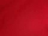 Poly Poplin Solid Polyester Fabric - Red, 58/59" Width (1 Yard)