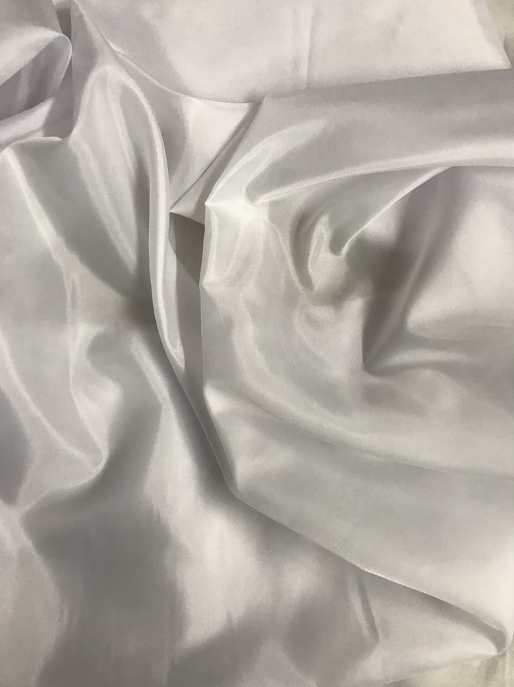Essential Polyester Lining Fabric - White, 58/59" Width (1 Yard)