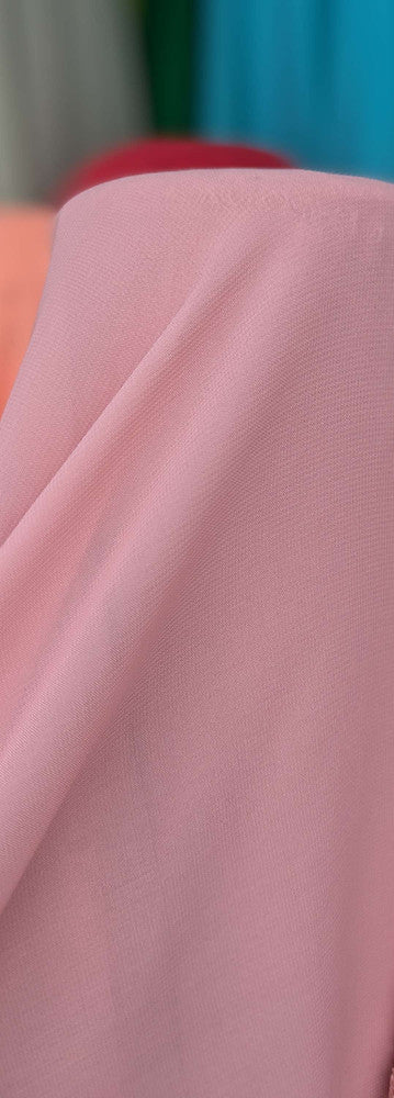 Sheer Chiffon Polyester Fabric - Multiple Colors, 58/59" Width (1 Roll/100 Yards)