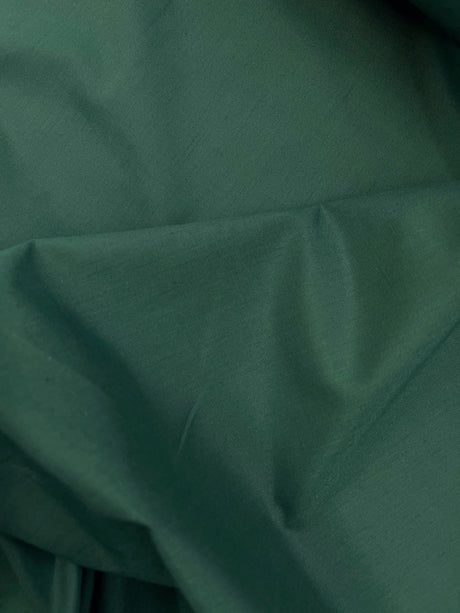 Hunter Green Poly Cotton Fabric - Hunter Green, Solid, 58/59" Width (1 Yard)