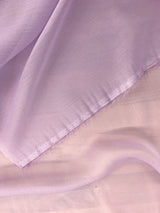 Two Tone Chiffon Polyester Fabric - Lilac, 58/59" Width (1 Yard)