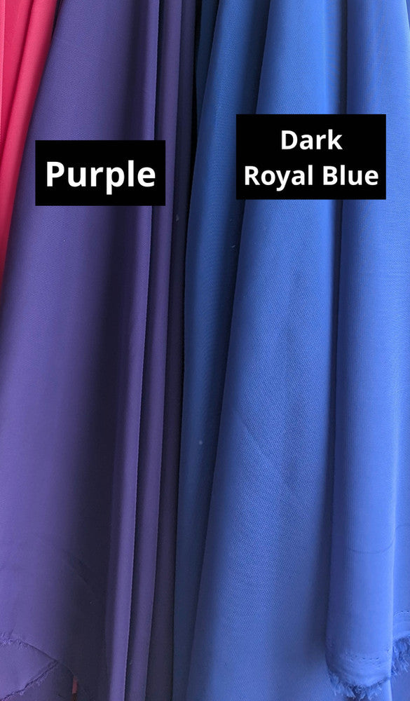Sheer Chiffon Polyester Fabric - Multiple Colors, 58/59" Width (1 Roll/100 Yards)