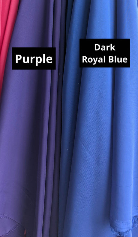 Sheer Chiffon Polyester Fabric - Multiple Colors, 58/59" Width (1 Roll/100 Yards)