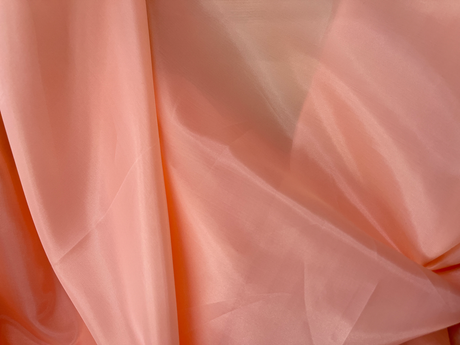 Solid Lining 100 Percent Polyester Fabric - Peach, 58-59" Width (1 Yard)