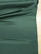 Peau De Soie Dull Satin Polyester Fabric - Dark Hunter Green, 58/59" Width (1 Yard)