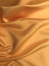 Peau De Soie Dull Satin Polyester Fabric - Orange Honey, 58/59" Width (1 Yard)