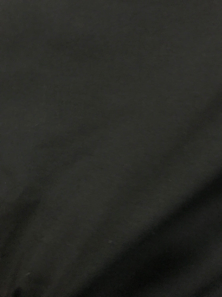 Classic Solid Poly Cotton Fabric - Black, 58-59" Width (1 Yard)